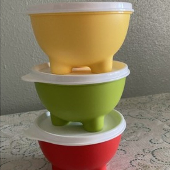 Colorful Triple Bowl Set - Picture 1 of 2